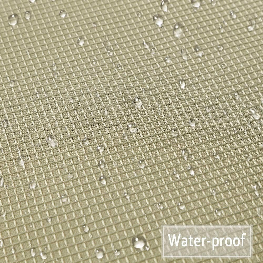 NANAN Tier Curtains,Waffle Woven Textured Short Curtains for Bathroom Waterproof Window Covering for Kitchen, 30" x 24" - Image 5
