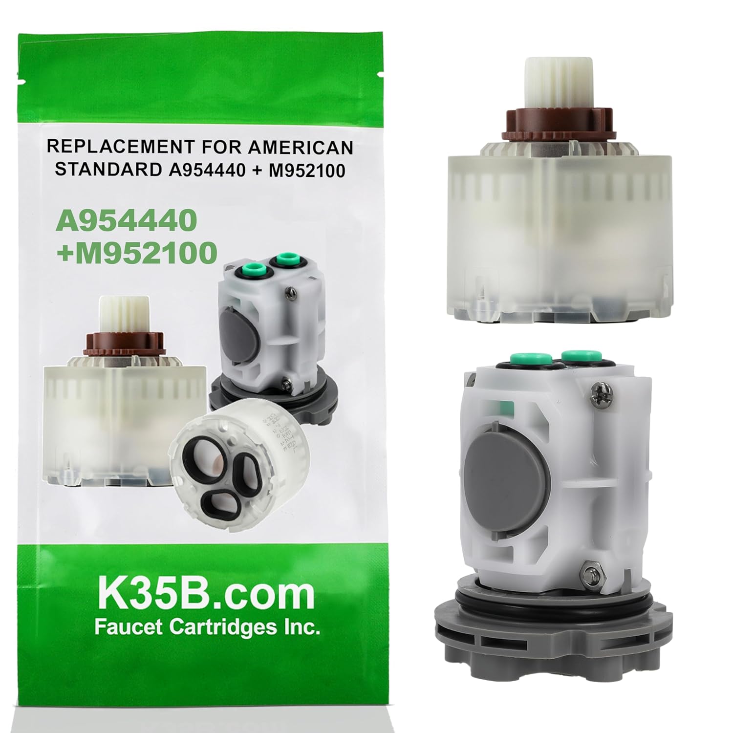 Replacement for American Standard A954440 and M952100 Bundle Faucet Cartridge with Pressure Balancing Spool