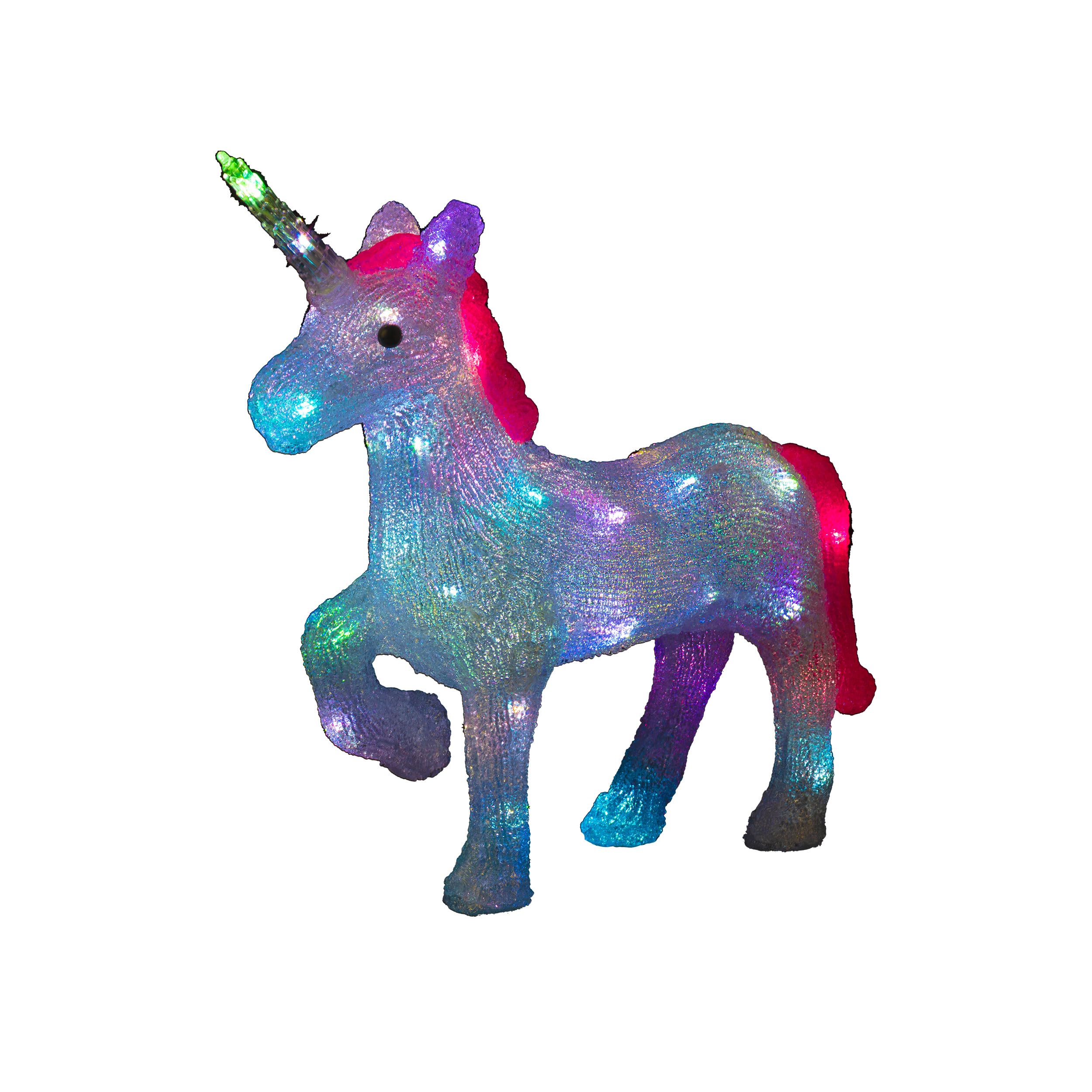 Feeric Lights et Christmas - Licorne Lumineuse extérieure h43.5cm 40 LED + transfo