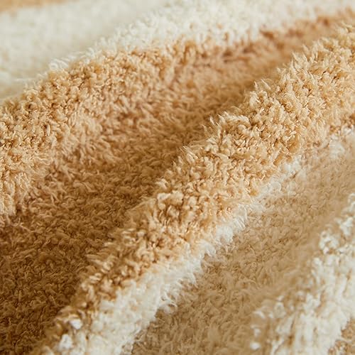 Miniatura 4 de Manta de microfibra mullida para sofá, reversible, acogedora y cálida para todas las estaciones, manta de felpa de lujo para cama