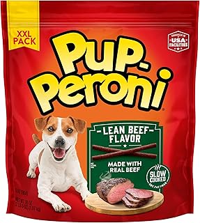 Pup-Peroni Dog Treats, Lean Beef Flavor, 38 Ounce, Made with Real Beef, ...