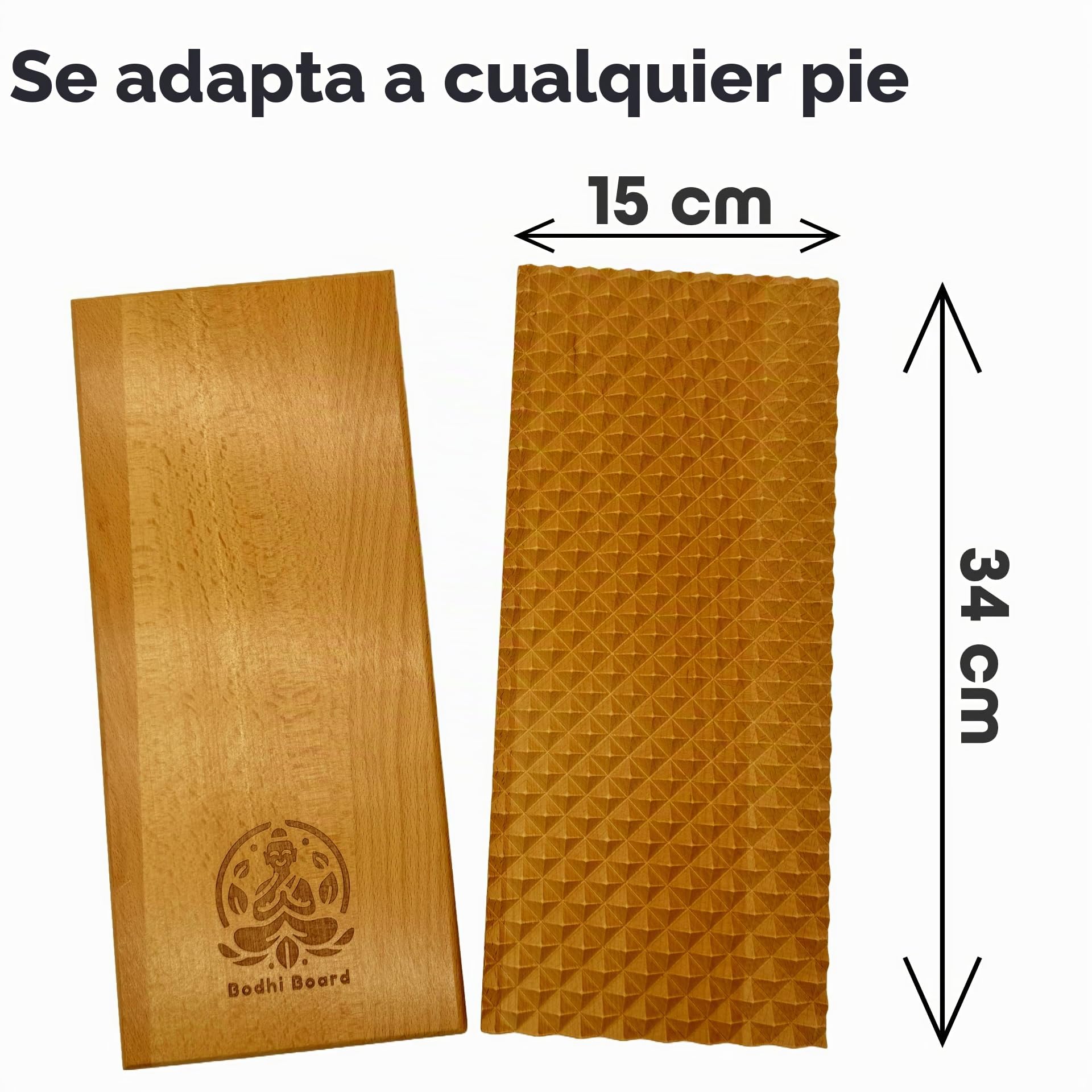Tabla de uñas Sadhu Board para pies, yoga, meditación, acupresión, acupuntura, relajación, salud mental, masaje de uñas (principiante, producto B, segunda elección)