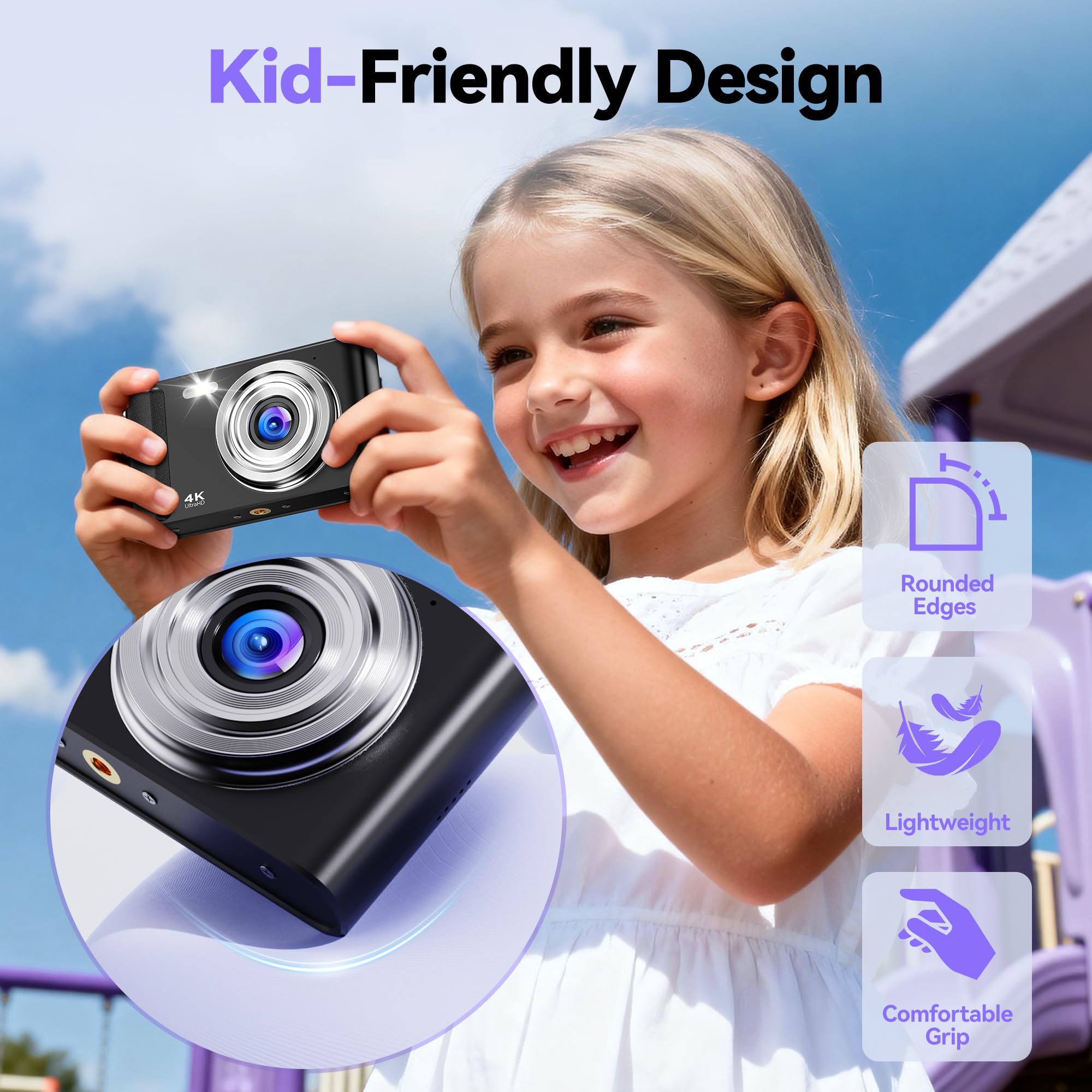 Amazon.com: Digital Camera 4K for Kids: 48MP Cameras for Teens