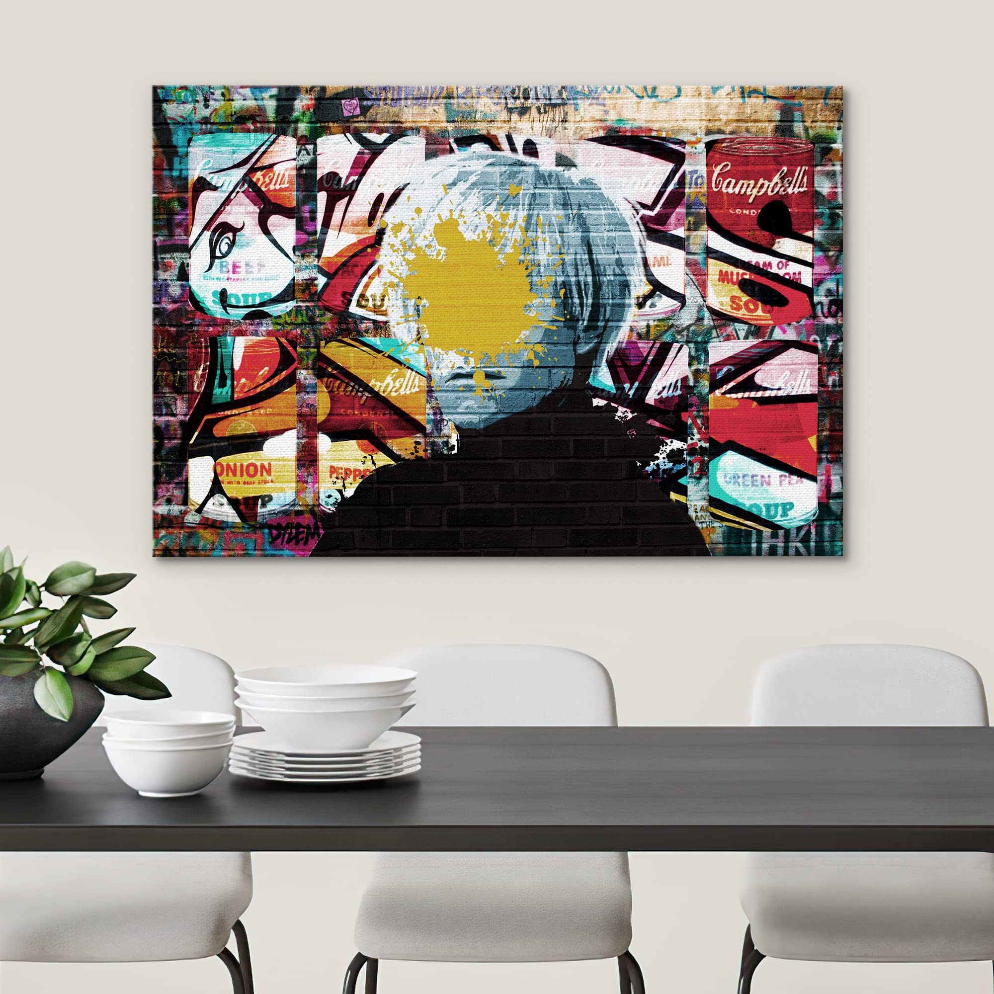 No.298フレーム付きキャンバスアート　インテリア絵画　アンディーウォーホル No.298フレーム付きキャンバスアート インテリア絵画 アンディーウォーホル