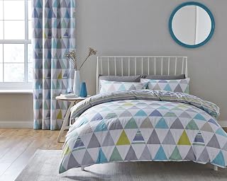 Catherine Lansfield Scandi Geo Easy Care Double Duvet Set Multi