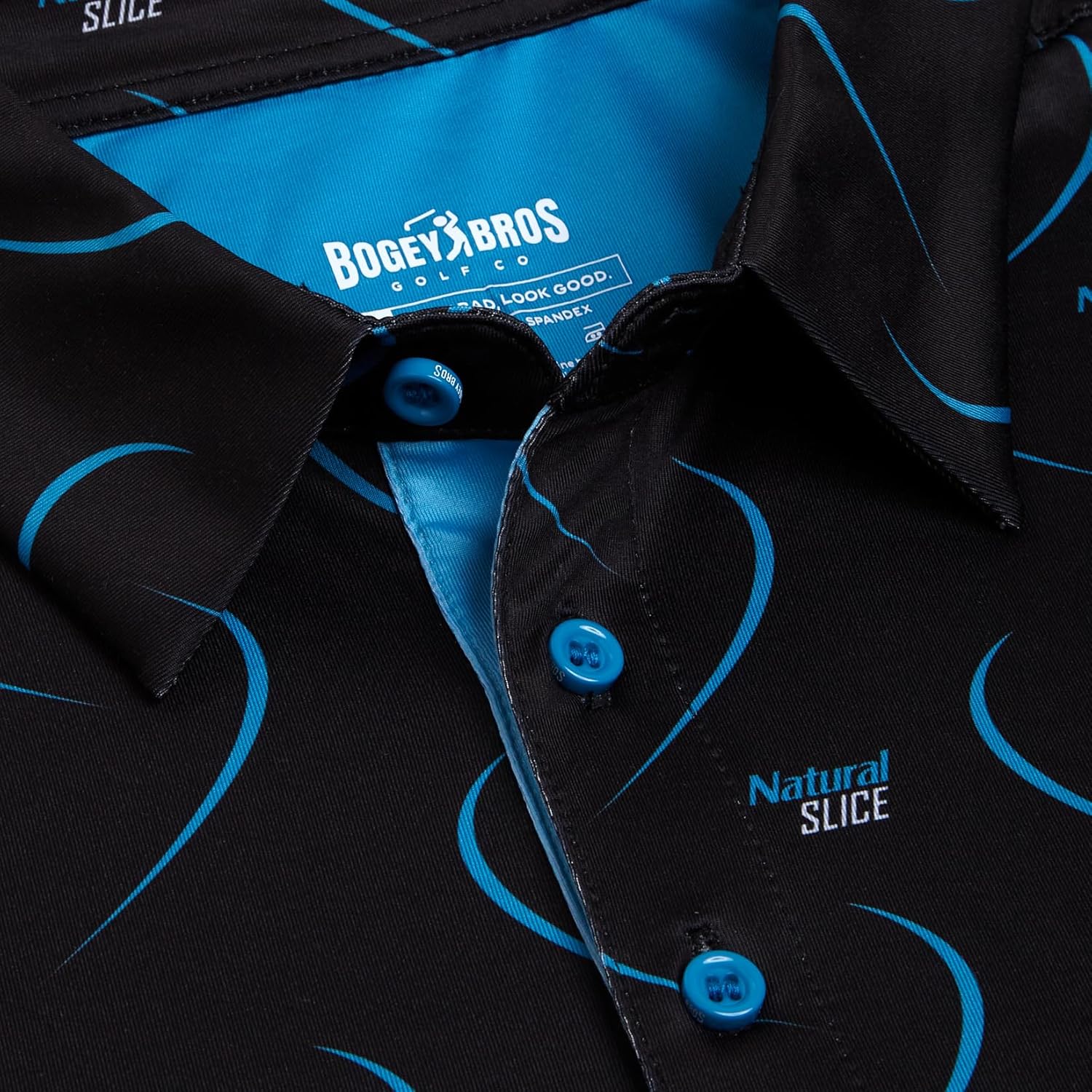 Bogey Bros Men's 4 Way Stretch Short Sleeve Golf Polo Shirt - Image 2