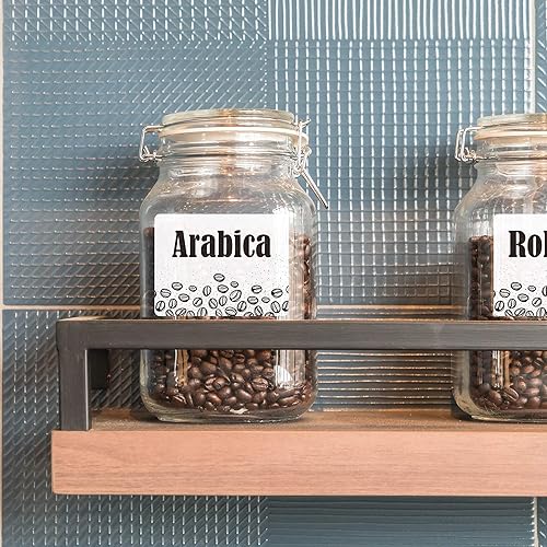 Miniatura 5 de Mr-Label Etiquetas de identificación blancas mate de 2 x 2-58 pulgadas, etiquetas de identificación personalizadas, etiquetas adhesivas permanentes