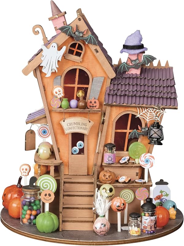 Kit de diorama de bricolaje para tienda de dulces de confitería desmoronada de Make Market®