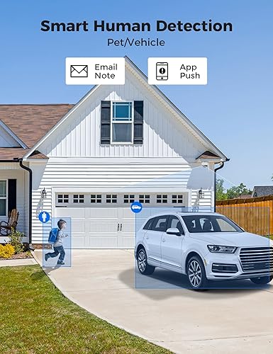 Miniatura 3 de Almacenamiento de 3 TB Cámaras de seguridad Hiseeu Sistema inalámbrico para exteriores con monitor LCD de 15 pulgadas, NVR de 10 canales, sistema de