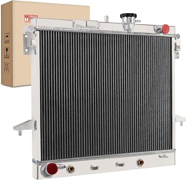 4 Row Core Radiator Compatible with 2006-2012 Chevy Colorado GMC Canyon V8 Hummer H3 H3T 3.5l 3.7l 5.3l Aluminum Cooling 2007 08 2009 2011 2010