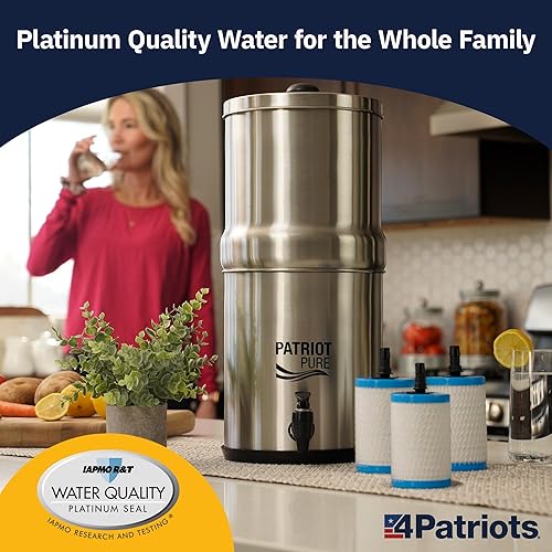 Miniatura 4 de Filtro de agua Patriot Pure Nanomesh Paquete de 3 para más de 200 contaminantes, bueno para hasta 800 galones