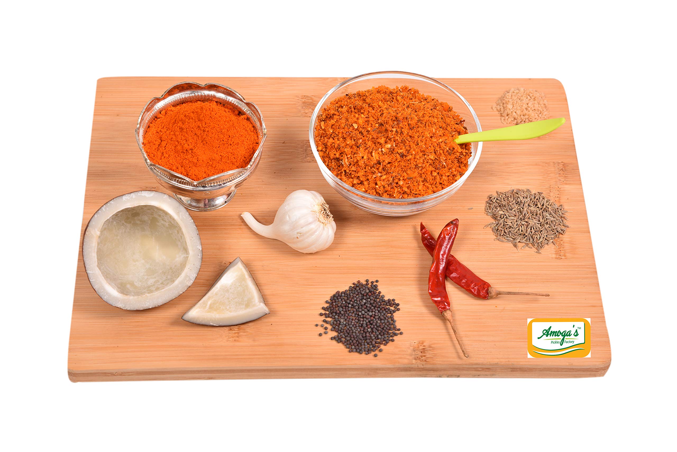Amogas Pickles Factory Andhra Podi Coconut (Kobbari) Karam 200 gm and Groundnut (Shenga) Podi 200 gm (Homemade ) Pack of 2 (B07PY895MM) Amazon Price History, Amazon Price Tracker