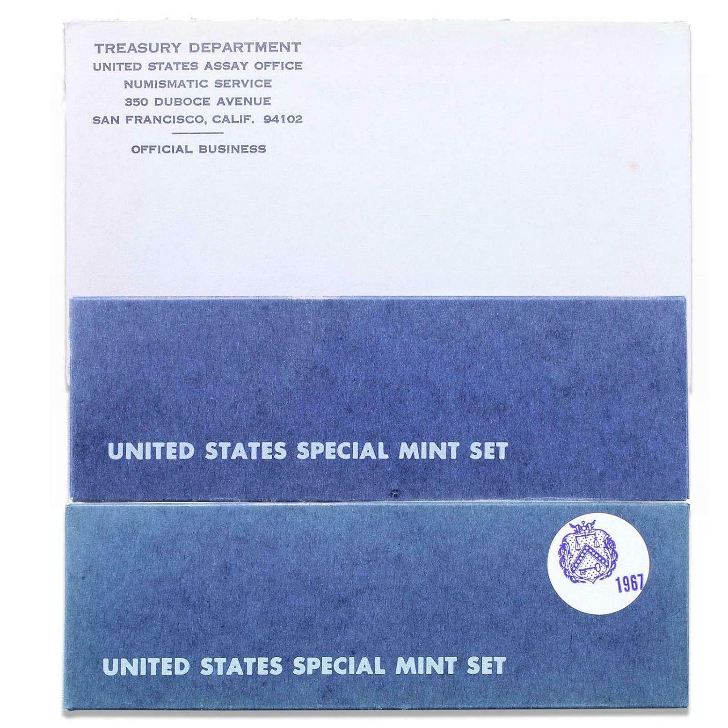 1965 Various Mint Marks Mint Set 1965 1966 1967 Special Mint Set SMS Run Original Envelopes Boxes 3 Sets 15 Coins Brilliant Uncirculated