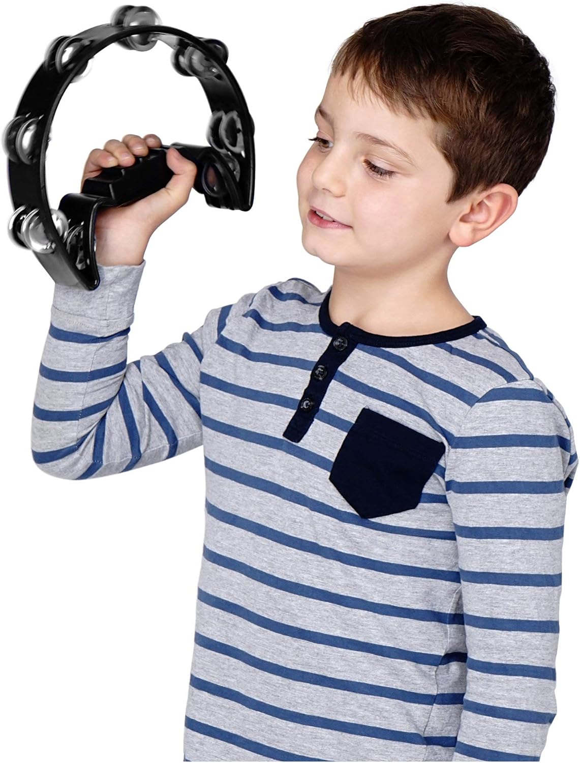 XDrum Hand Tambourine Black