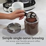 Hamilton Beach Single Serve Coffee Brewer and Full Pot Coffee Maker, 2-Way (49980A)