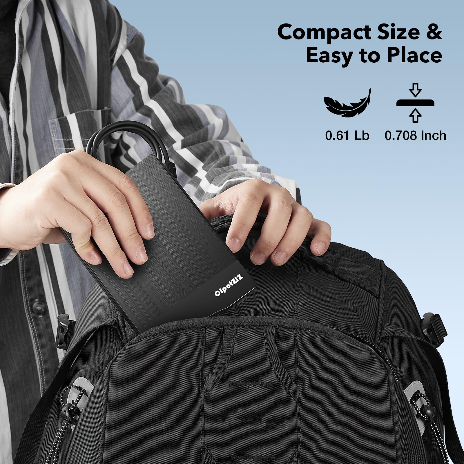 Lettore di floppy disk esterno da 3,5 pollici, USB A&C, unità floppy disk 3 1/2, convertitore/lettore/lettore/trasferimento per laptop desktop PC compatibile con Windows 11/10 (texture spazzolata)