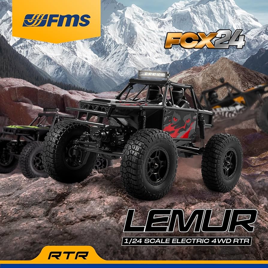 FMS LEMUR FCX24 1/24スケール 4WD RTR 赤 FMSモデル1:24 FCX24パワー FMS LEMUR FCX24 1/24スケール 4WD RTR 赤 FMSモデル1:24 FCX24パワー