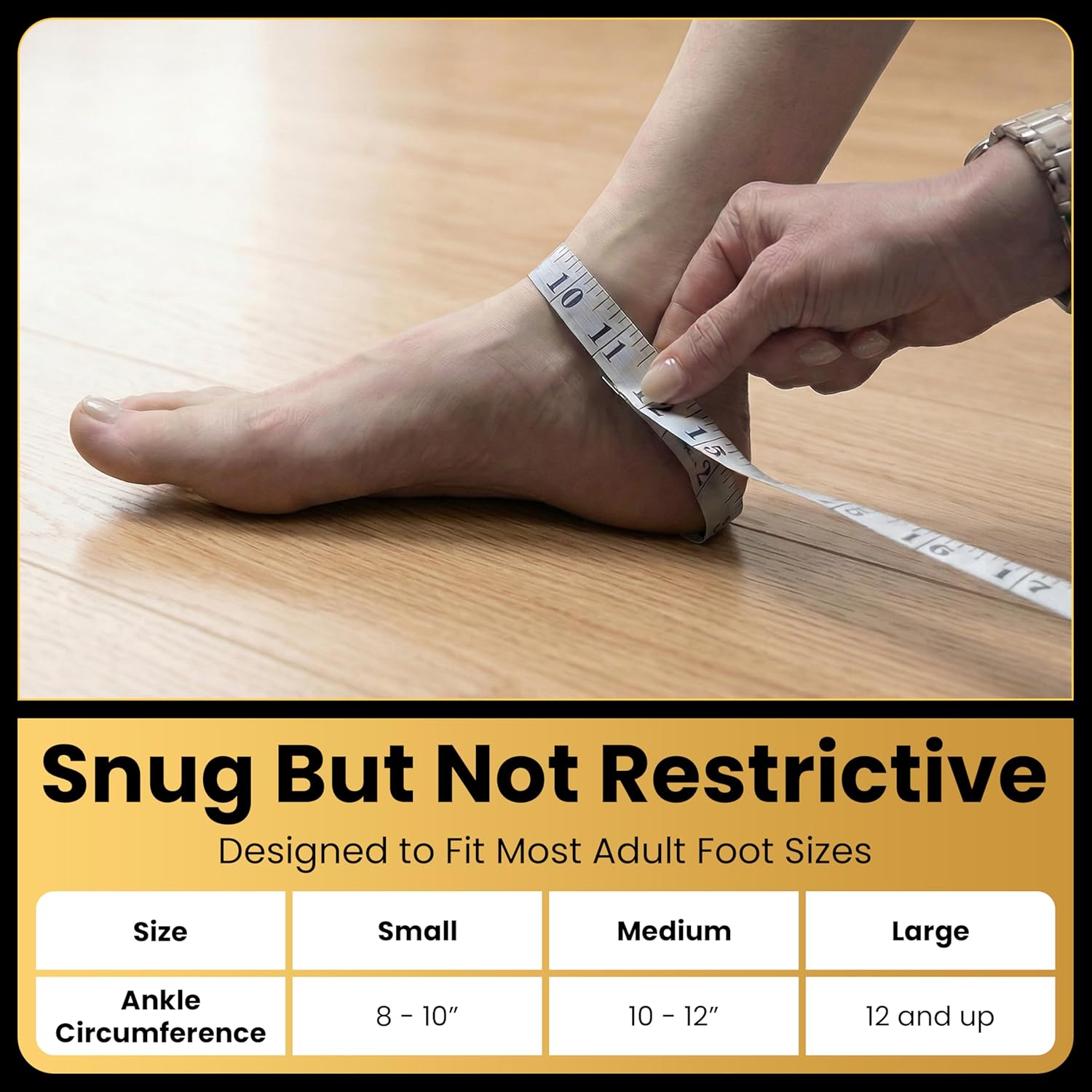 CopperJoint Foot Sleeve - Elastic Ankle Compression Socks for Women & Men, Foot Braces, Copper Ankle Brace Women Wrap, Copper Infused Compression Support for Running, Sports