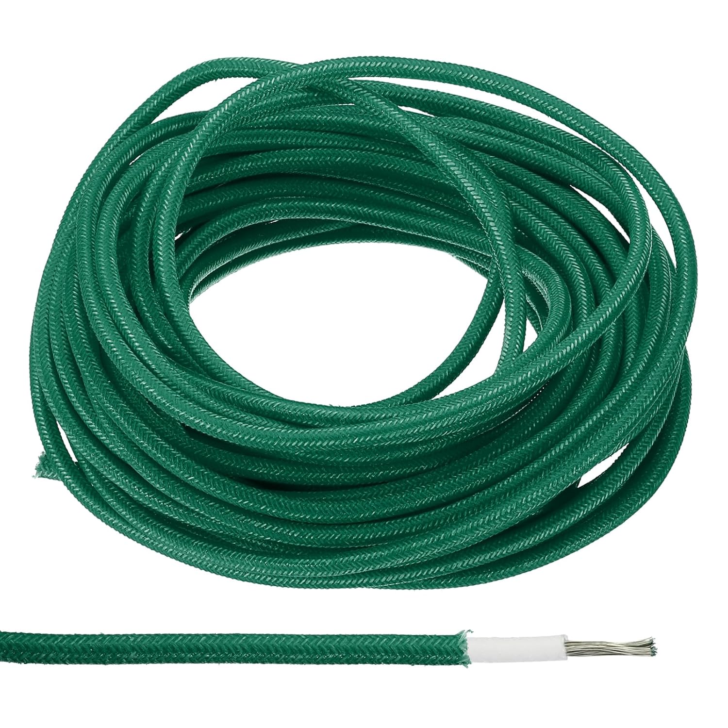 PATIKIL 32.8Ft 9AWG Electronic Wire, -30 to 200 Degrees Celsius Insulated High Temperature Resistant Electrical Flexible Silicone Cable for Lamp Boiler Heater, Blue