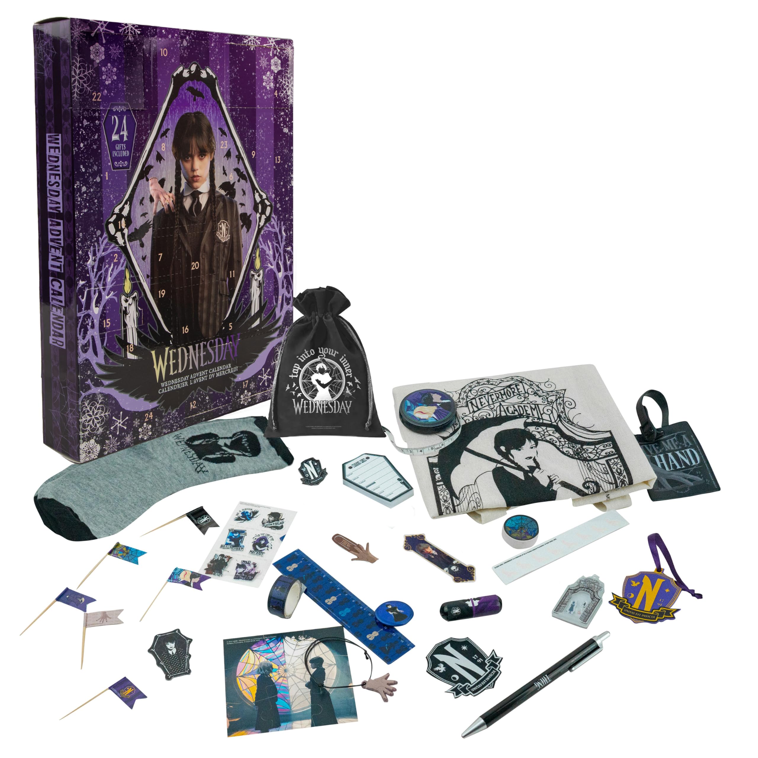 Cinereplicas - Calendrier de l'Avent Mercredi Addams - Licence officielle