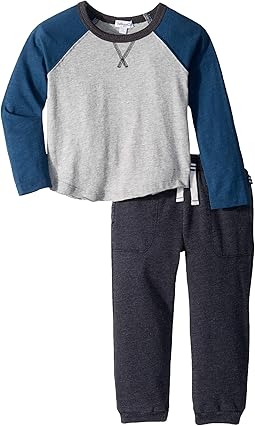 Long Sleeve Raglan Set (Little Kids/Big Kids)