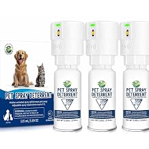 Pet Spray Deterrent System [ 3 Pack ] Automatic Cat Deterrent Spray