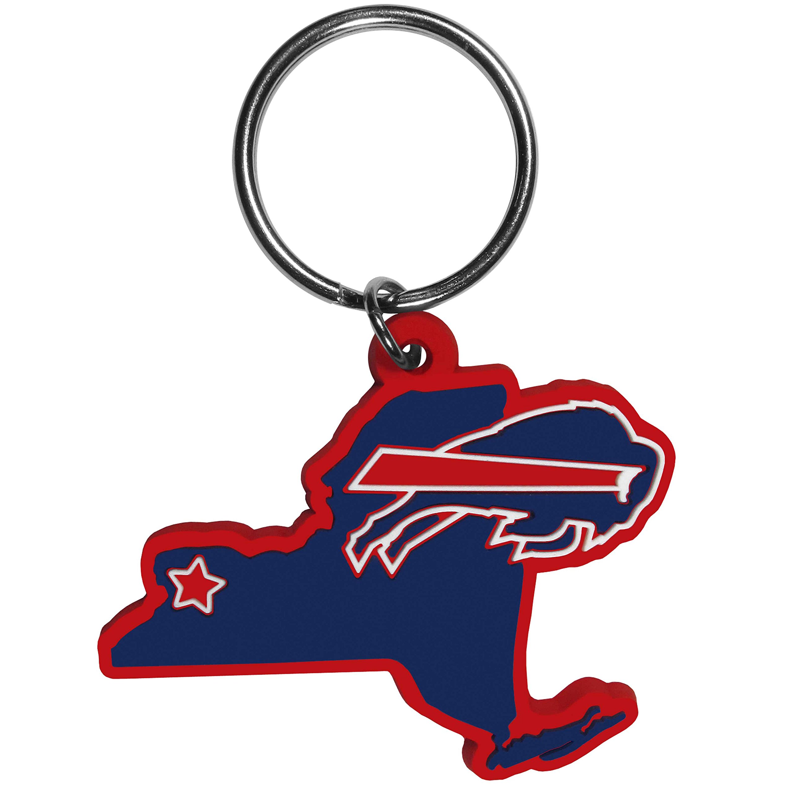 SiskiyouNFL unisex-adult Home State Flex Key Chain