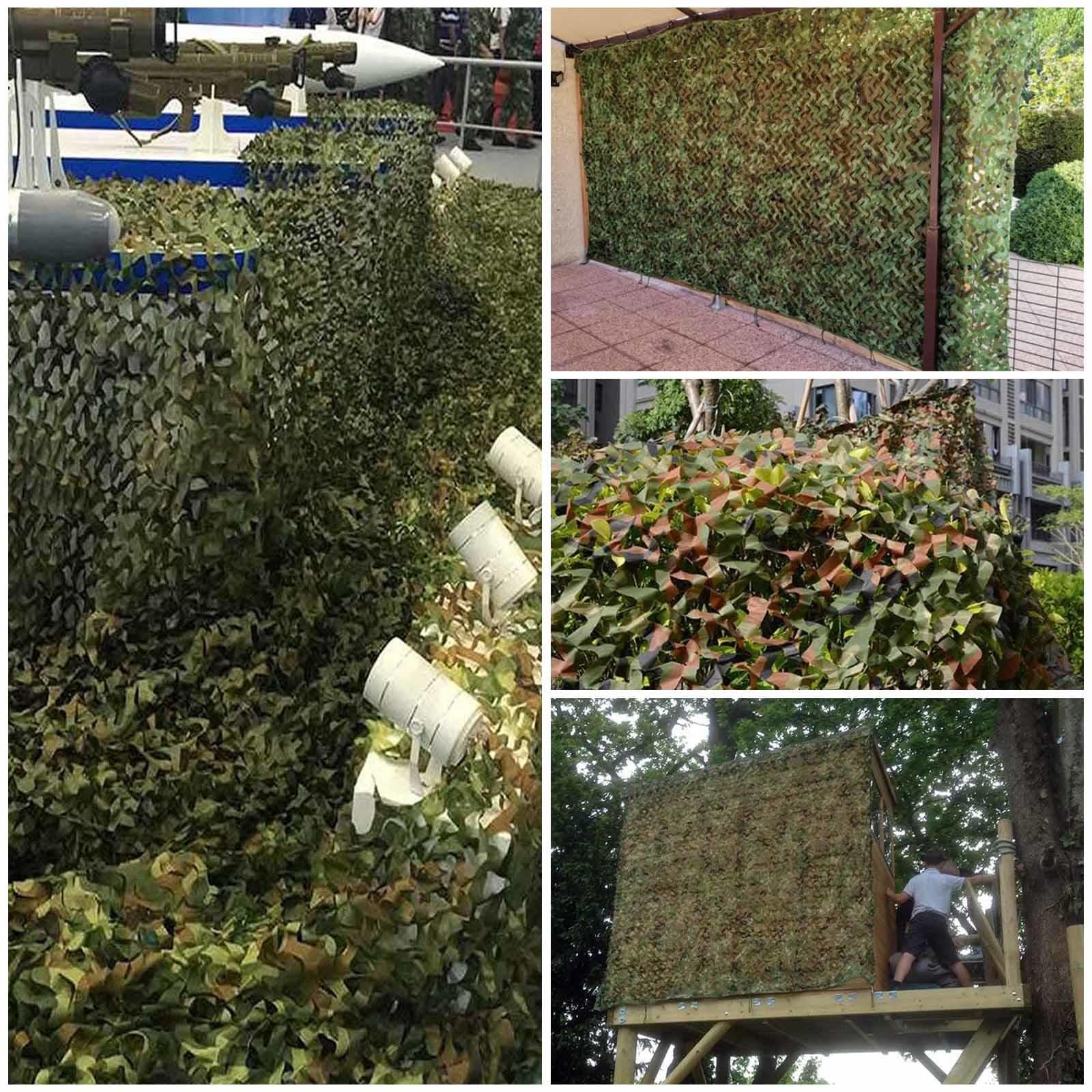 Woodland Camouflage Netting - Double Layer Oxford Fabric, Waterproof, Sunshade, For Hunting, Camping, Photography, Various Sizes
