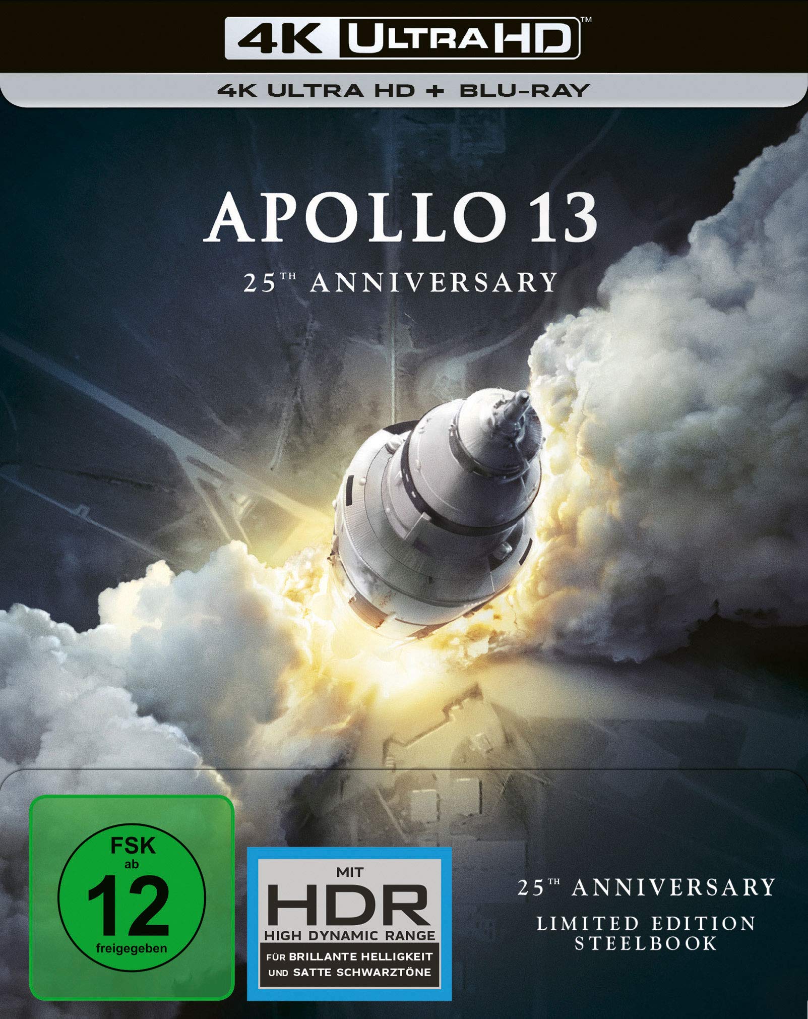 Apollo 13 - 25th Anniversary Lim. Steelbook (4K UHD) [Blu-ray]