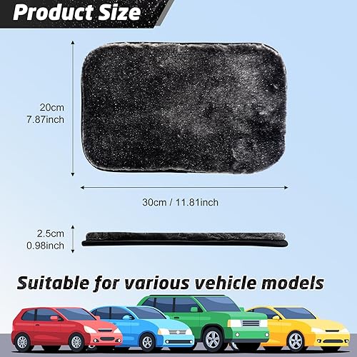 Miniatura 2 de SuperKaKa Cojín universal para reposabrazos de automóvil, funda universal para reposabrazos de consola central, accesorios interiores de automóviles