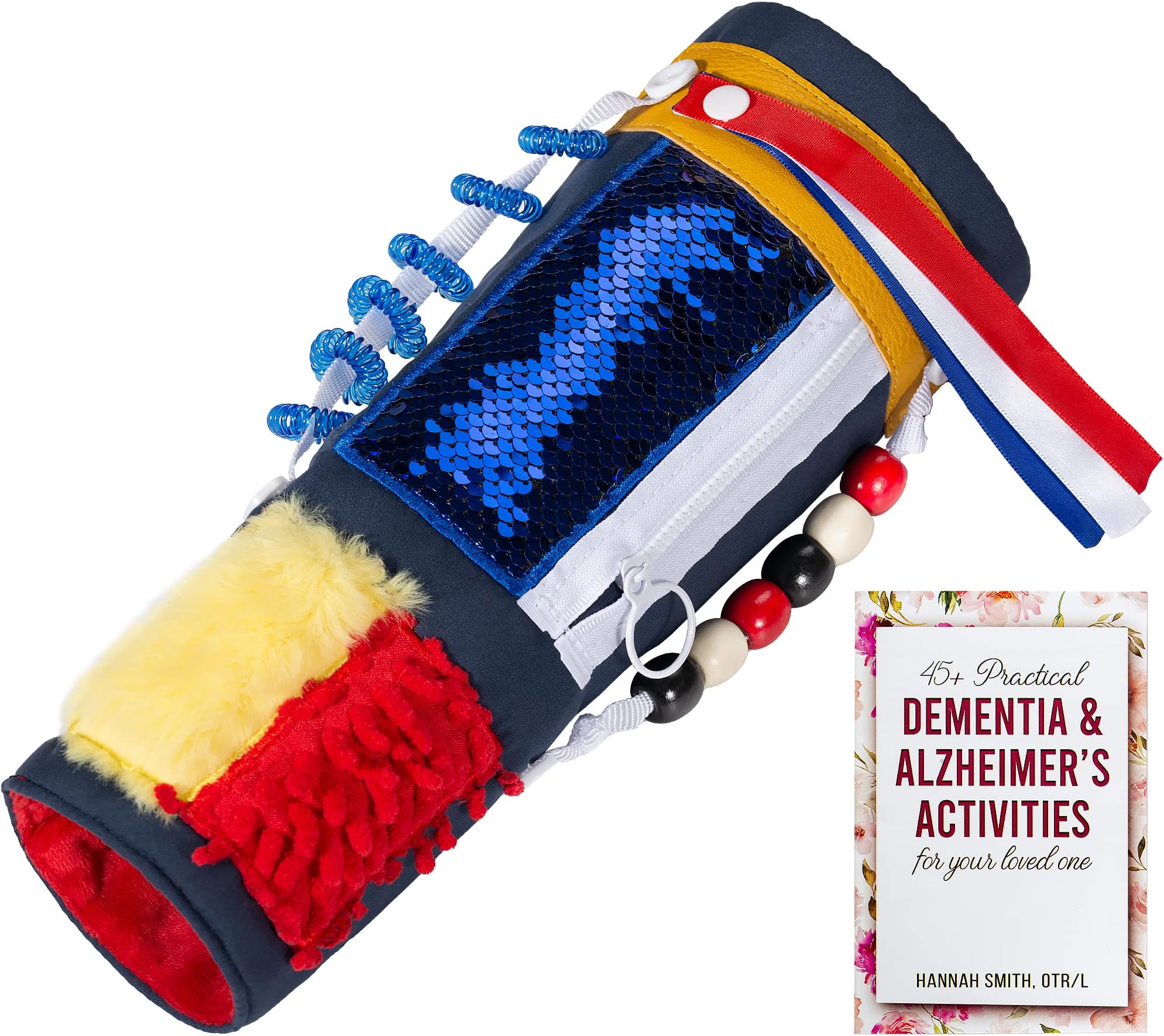Assistex Fidget Sleeve for Adults with Dementia - Calming Activities and Memory Games for Seniors- Sensory Mat - Aids Products for Elderly Patients - Alzheimers busy board