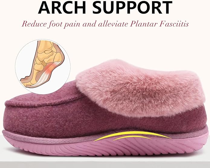Pantuflas de Mujer con Espuma Viscoelástica y Soporte de Arco miniatura 6