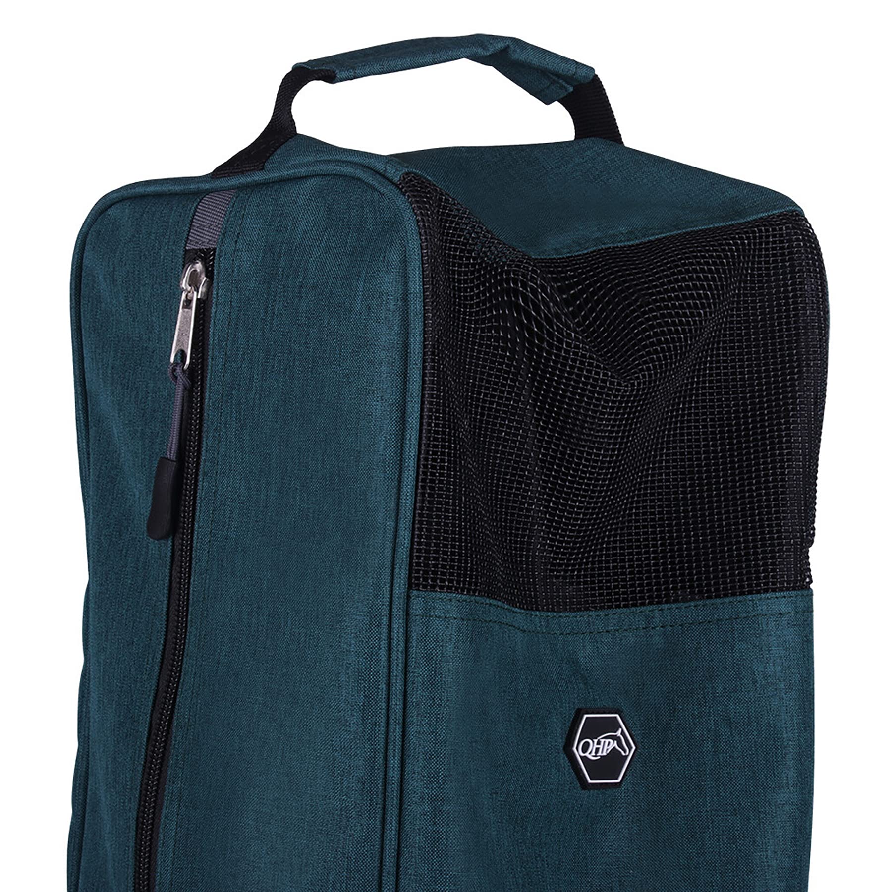 QHP Stiefeltasche dunkelgrün, Größe:One Size