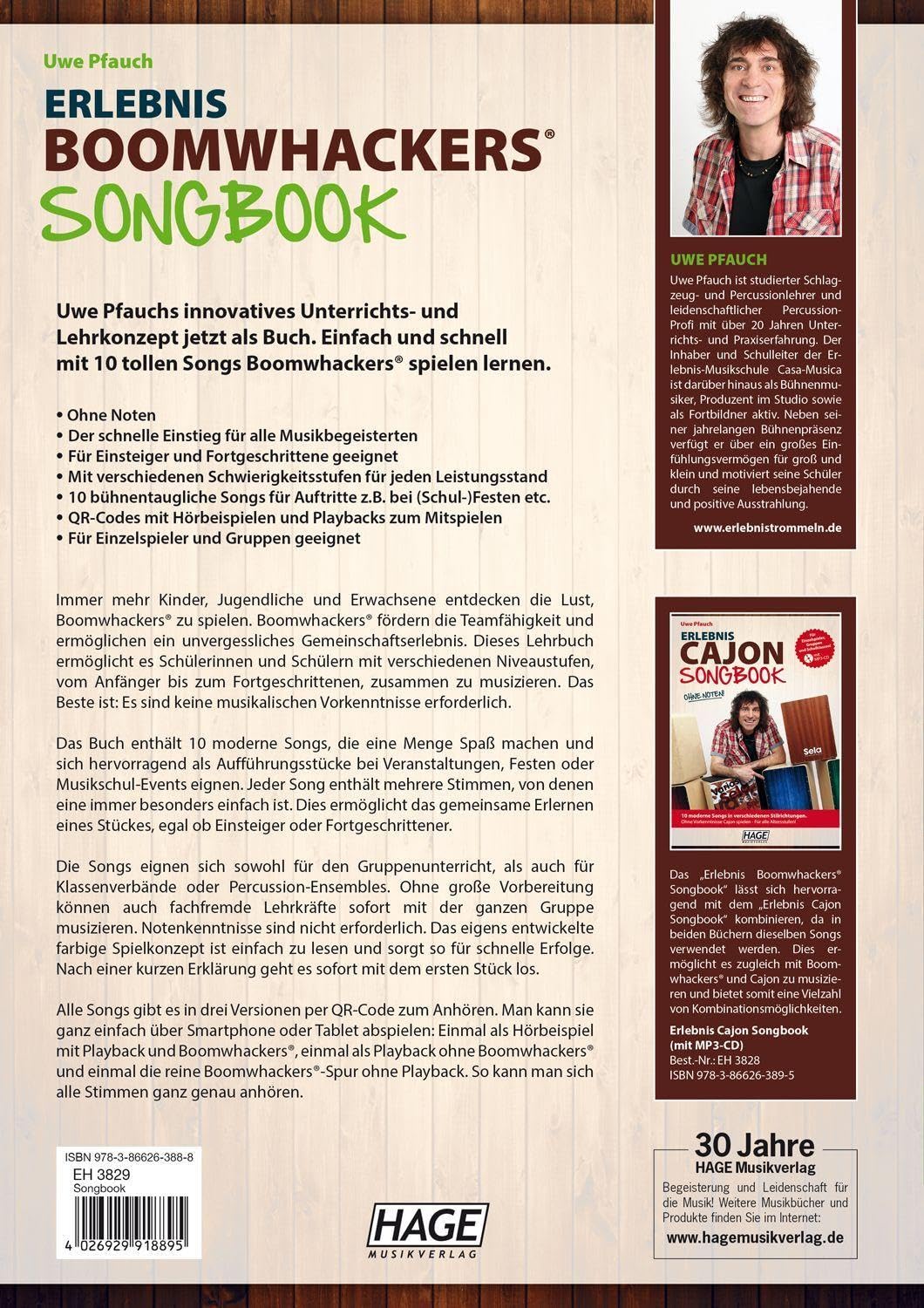 Erlebnis Boomwhackers® Songbook (mit MP3-CD): 10 moderne Songs in verschiedenen Stilrichtungen. Ohne Vorkenntnisse Boomwhackers® spielen - Fu¨r alle Altersstufen!
