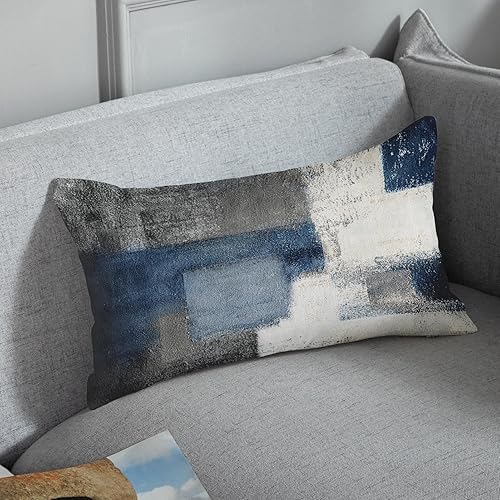 Vista 47 de Britimes Fundas de almohada modernas para decoración del hogar, 18 x 18 pulgadas, juego de 2 fundas de almohada decorativas, fundas de almohada Gris