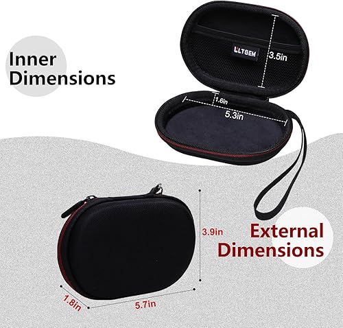 Miniatura 3 de LTGEM - Funda para auriculares inalámbricos Beats Flex, compatible con auriculares intrauditivos con cable JBL Endurance Run 2, solo funda