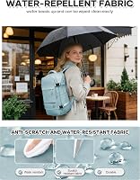 Rucsac de bagaj de mână cu vacuum BJLFS pentru Ryanair, cu sistem de vidare, compartiment pentru laptop de 14 inchi, 40x30x20 cm, 40x20x25 cm, cu pompă inclusă 7