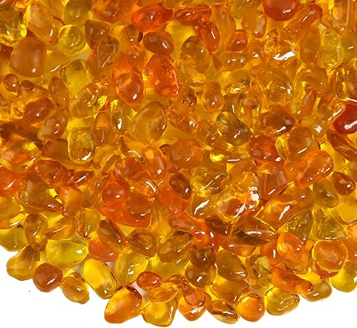 Miniatura 2 de Golden Orla - Puntos mezclados de cristal de fuego para fogatas o chimeneas de interiores y exteriores  10 libras  38 pulgadas