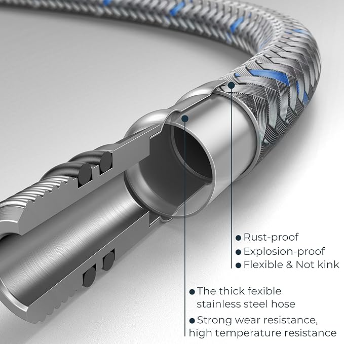 Grifería Lavamanos 4 Pulgadas Negro Mate con Desagüe miniatura 8