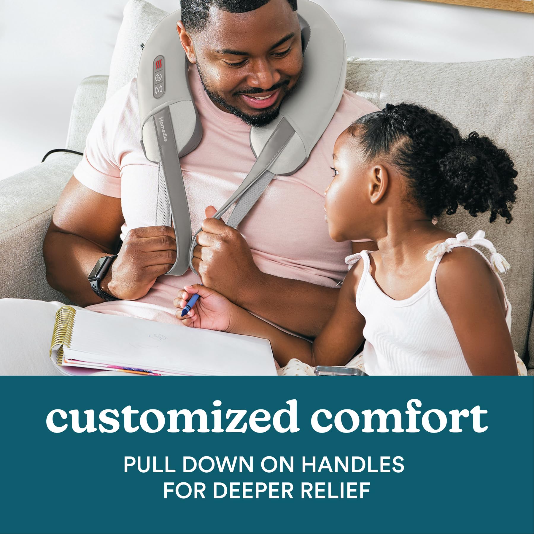 Amazon.com: HoMedics Neck Massager with Heat - Pro Therapy Elite