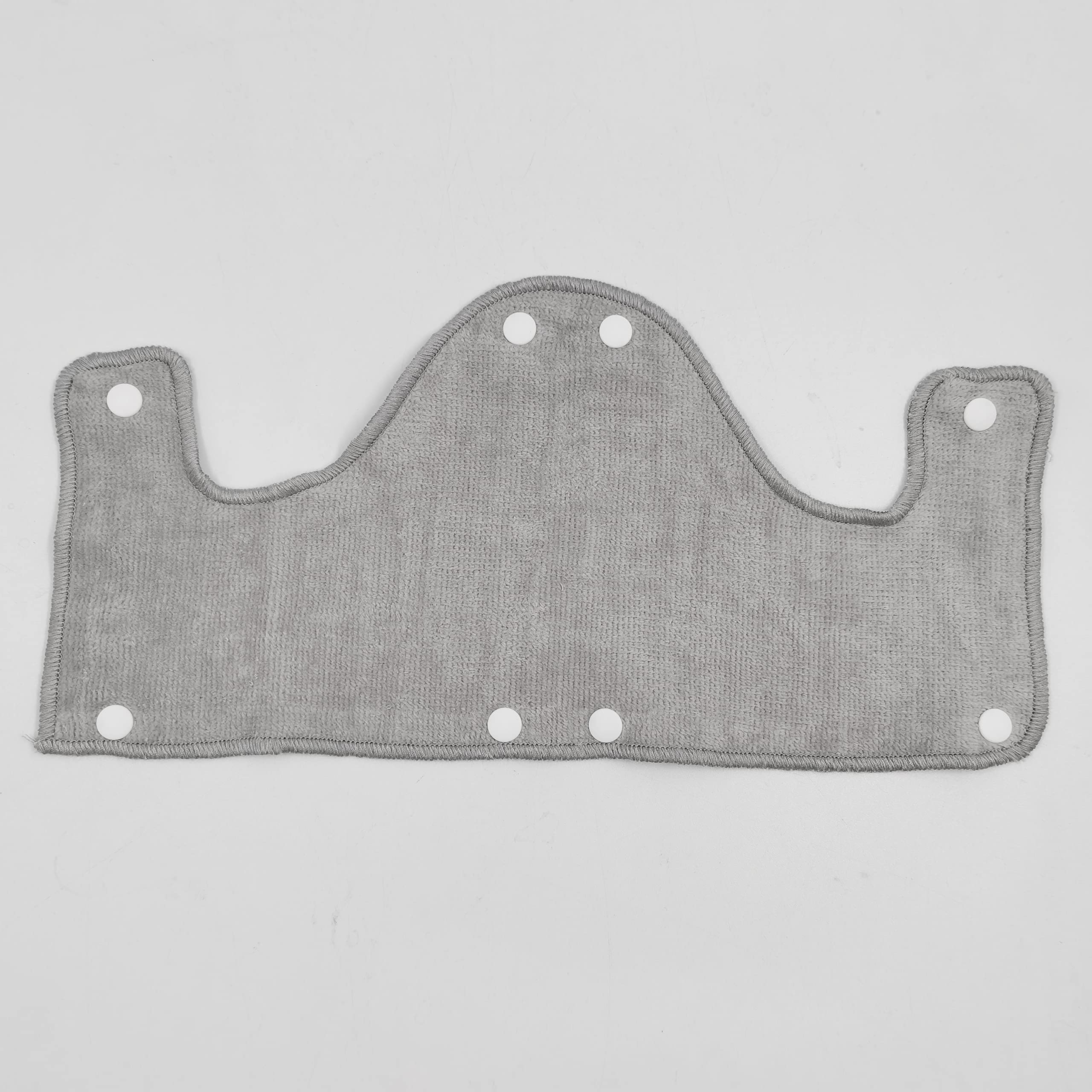 Big Light Grey Hard Hat Fascia per il sudore, riutilizzabile lavabile in spugna di cotone duro Hat Liner snap on, 9 pezzi per confezione