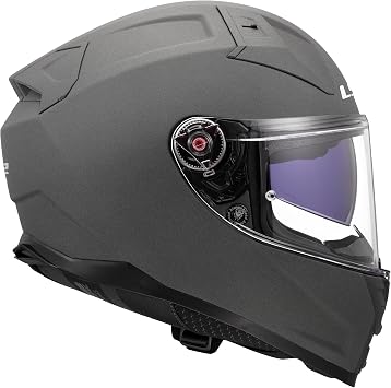 LS2 Integral Motorcycle Helmet Vector II Solid Concrete S