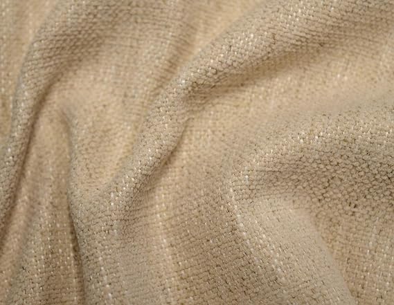 Nomad Eggshell Cream Chenille Upholstery Crypton Fabric