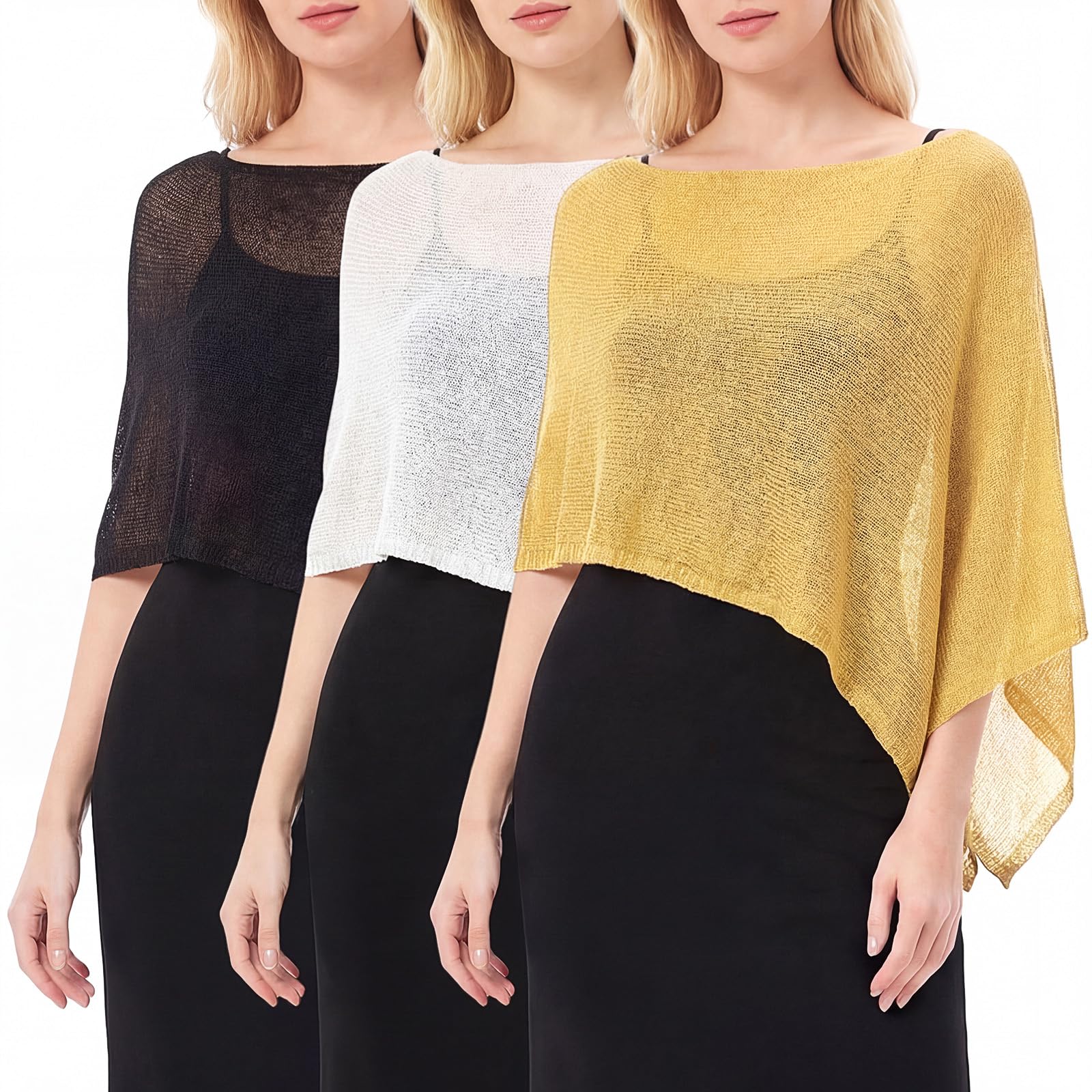 Women Sheer Poncho Shrug