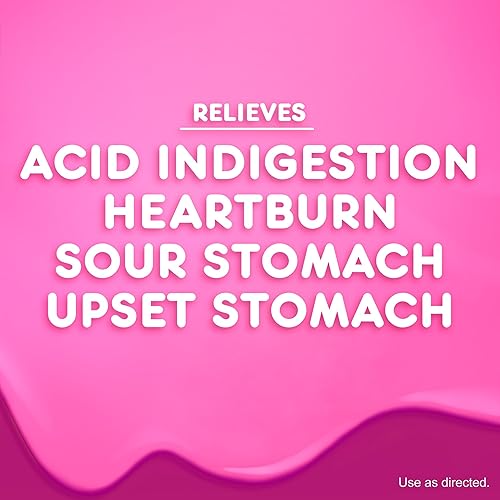 Miniatura 4 de Pepto Bismol Tabletas masticables con sabor a chicle para niños para acidez estomacal, indigestión ácida, estómago agrio y malestar estomacal para