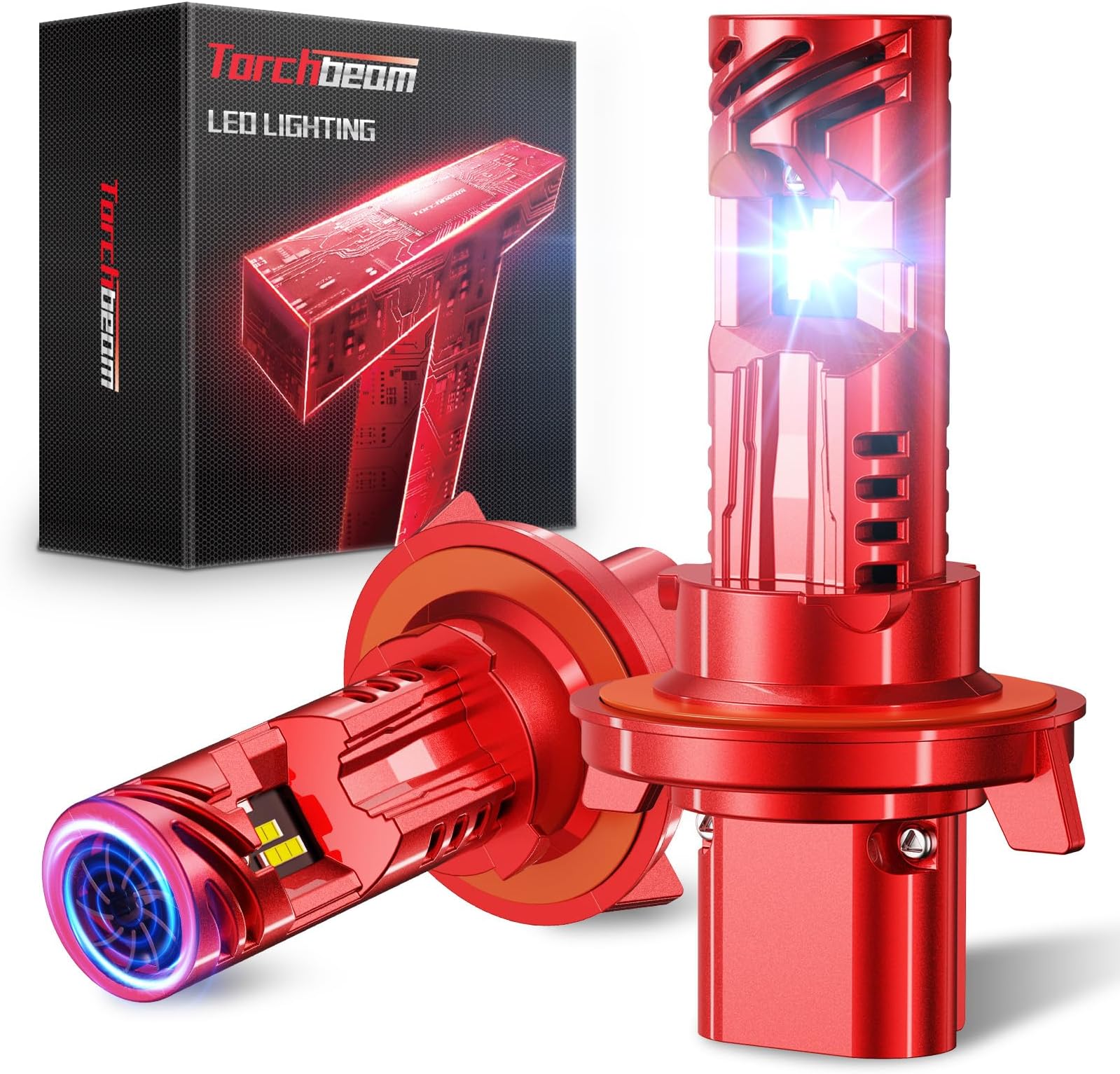 Torchbeam 𝟗𝟎𝟎𝟕/𝗛𝗕𝟓 Bulbs Combo, 𝟗𝟎𝟎𝟕/𝗛𝗕𝟓 Fog Light for ATVS, Fog Powersports Bulbs 50000HRS Lifespan, Pack of 2