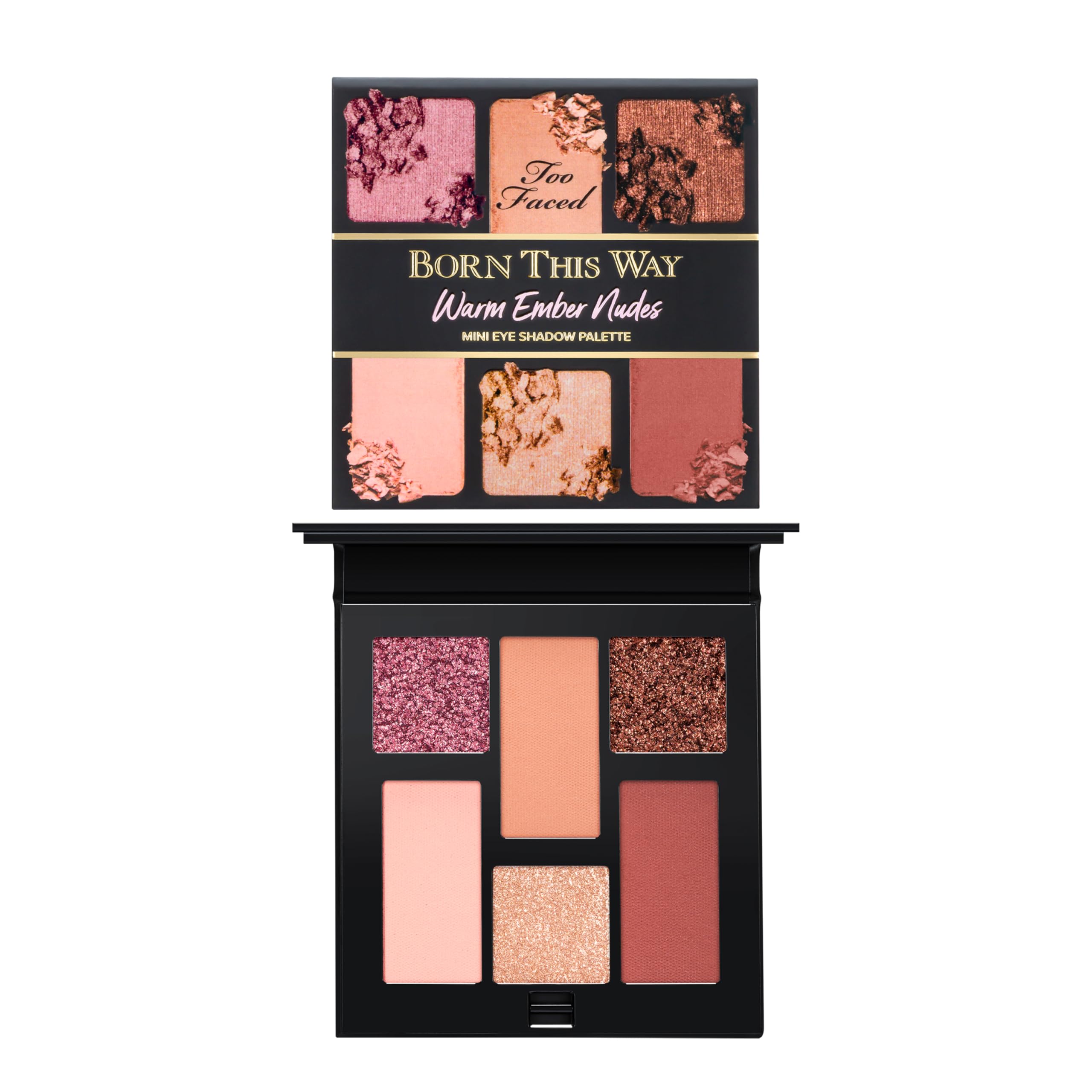 Too Faced Born This Way Natural Nudes Mini Eye Shadow Palette Makeup | Creamy, High Pigment Matte + Shimmer Shades, 0.2 Ounce