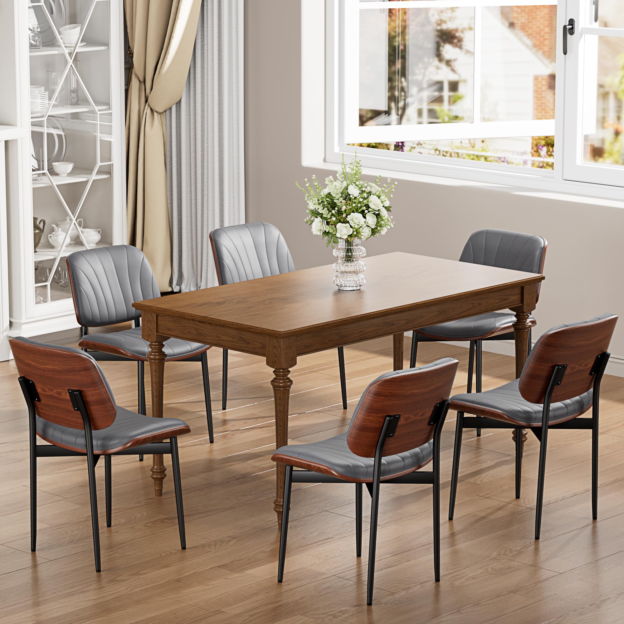 duomay mid-century modern dining chairs