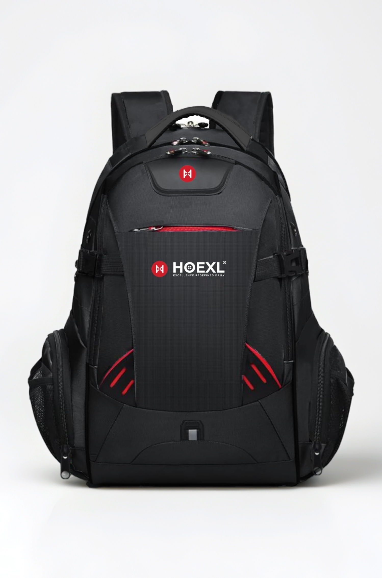 40L Premium Laptop Backpack - Waterproof Bags for Men and Women for Office, Travel - Swisslook Stylish 15.6 inch Laptop Bag With USB, Anti Theft Pocket, Rain Cover - Tech Bag Multi Compartment