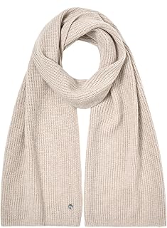 100% Pure Cashmere Rib Scarf for Women Knit Scarves Ultra Soft | Luxury ...
